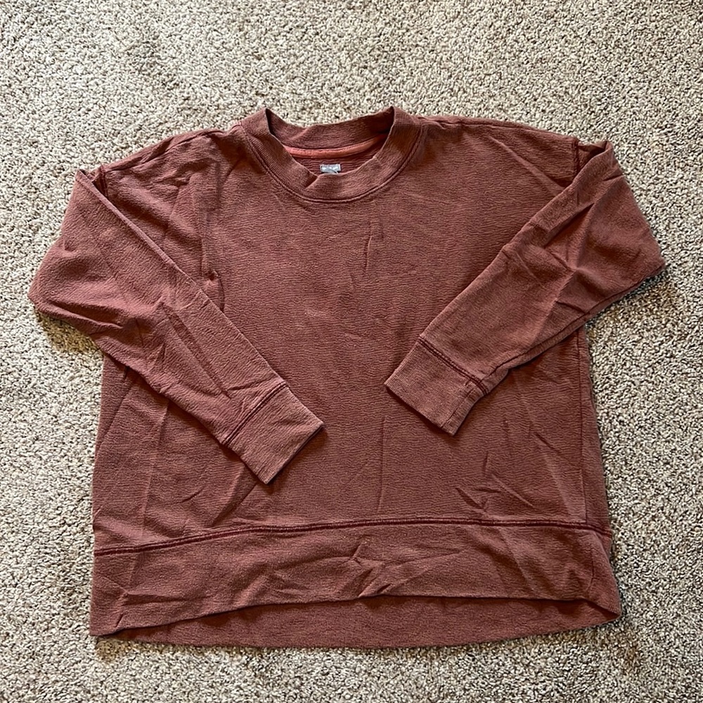 Aerie Oversized Crew Long Sleeve